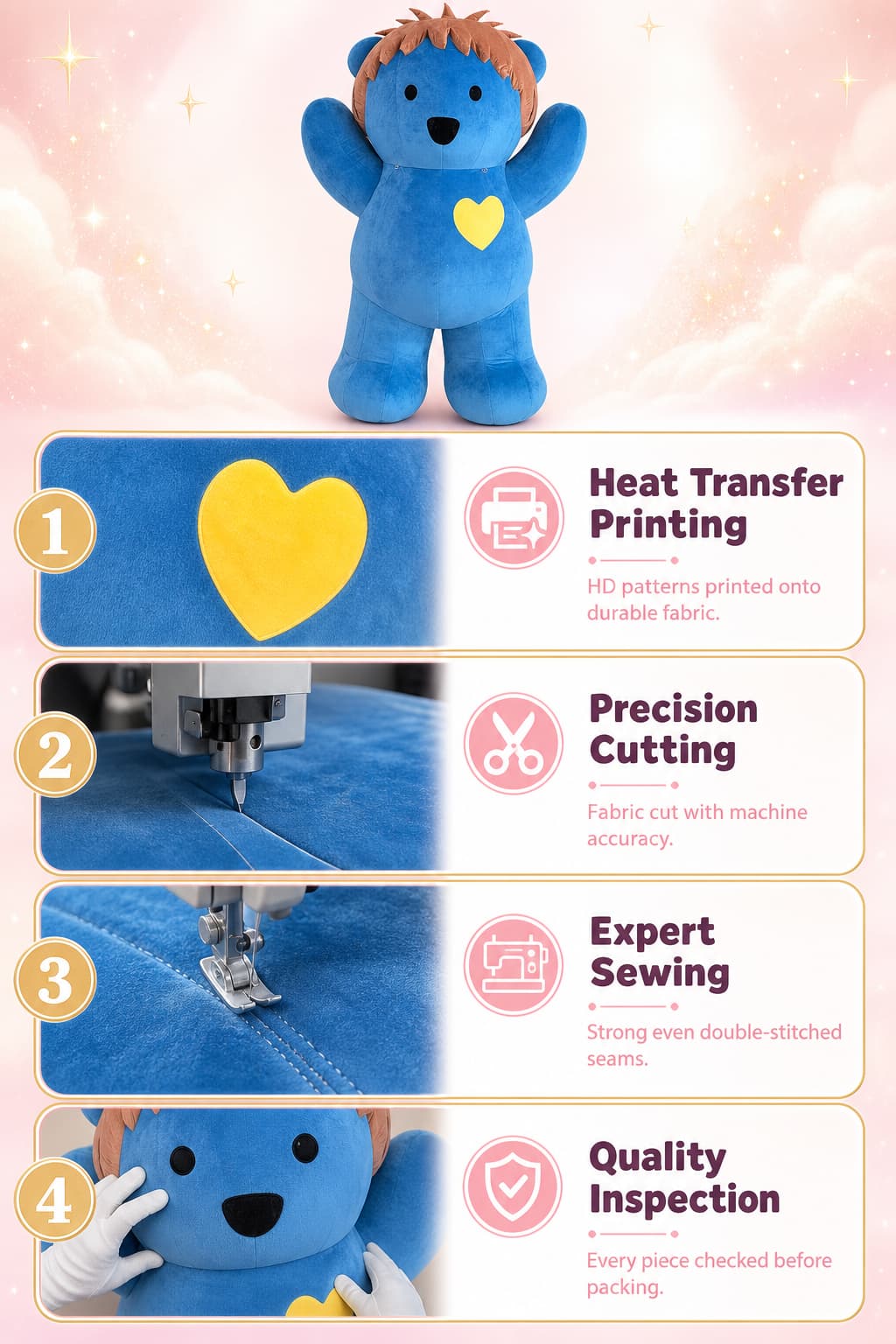 custom inflatable bear with yellow heart custom inflatable bear with yellow heart