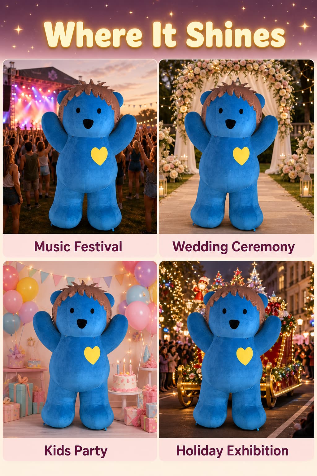 outdoor inflatable bear decoration outdoor inflatable bear decoration